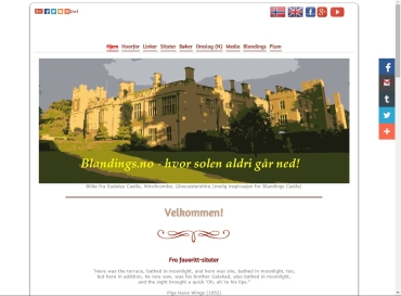 Nettside for Blandings
